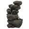 Rocky Falls Indoor Tabletop Water Fountain with LED Light - 10 in